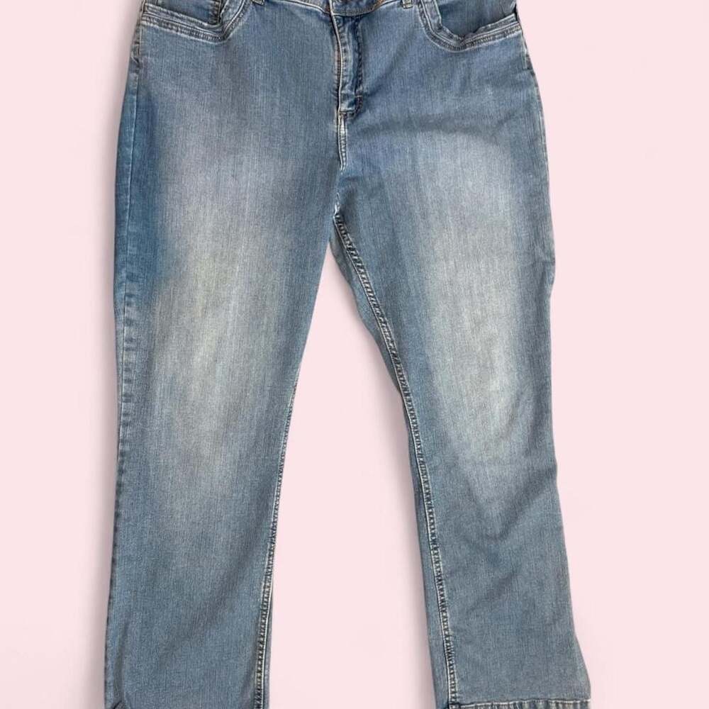 Riders by Lee Women's Blue Denim Jeans with Embroidered Back Pockets